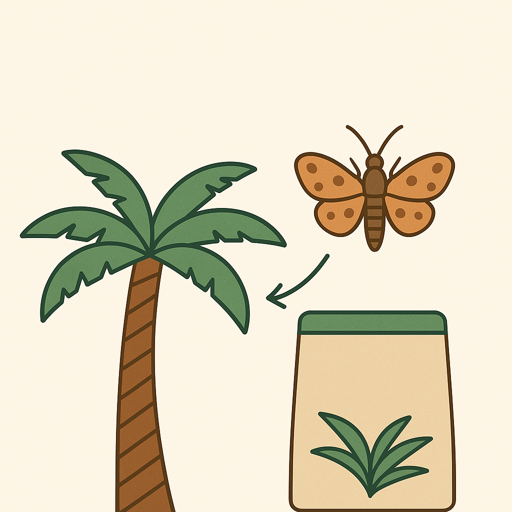 Protéger vos palmiers naturellement : la solution Jungle Palm contre les papillons ravageurs