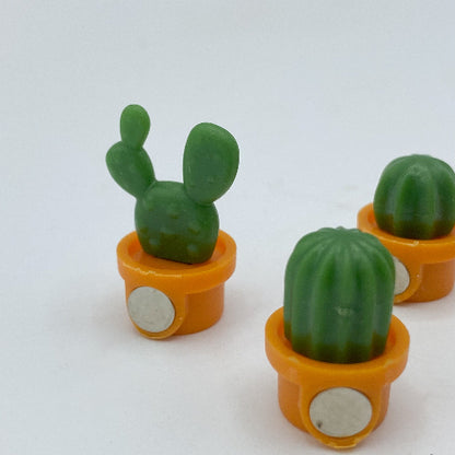 Aimants Décoratifs Cactus 3D - Lot de 6