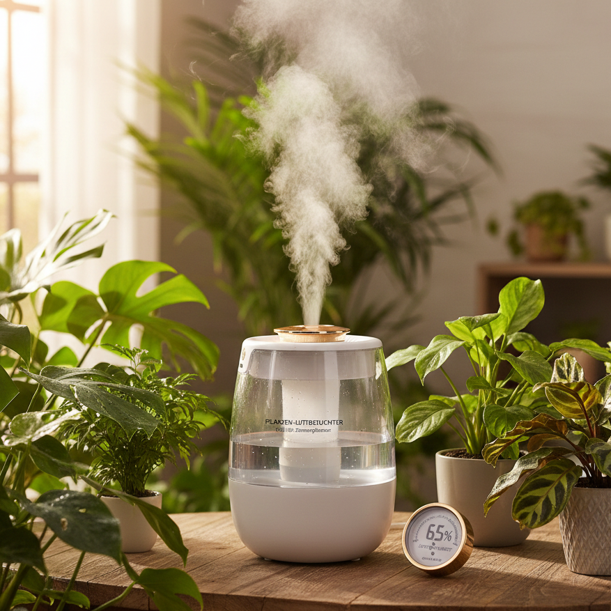 Ultraschall-Luftbefeuchter 1,5L für Zimmerpflanzen – Optimale Luftfeuchtigkeit